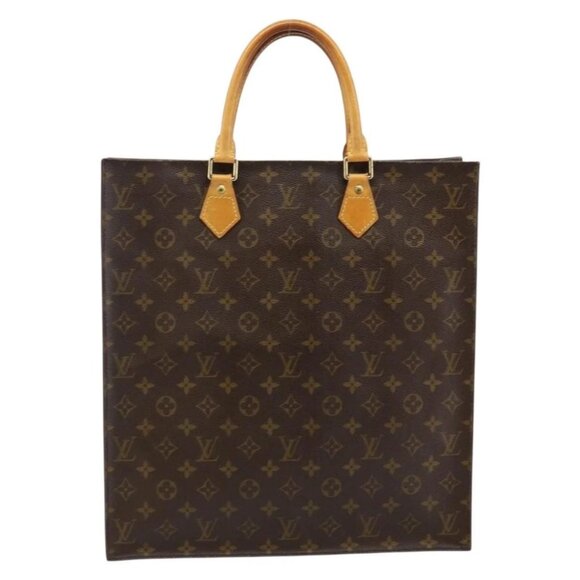 LOUIS VUITTON Monogram Sac Plat Hand Bag M51140 LV Auth 142770 - Picture 3 of 16